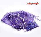 job lot 80 Organza Bags Wedding Party Favour Gift Candy Jewellery Pouch 7x9cms