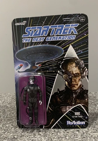 Super7 Reaction Star Trek The Next Generation Borg Action Figure-UNPUNCHED Cover