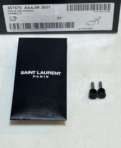 NEW Saint Laurent YSL Black Heel Tip Replacement - Picture 1 of 6
