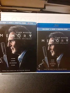 Memory (Blu-ray & DVD 2022) W SLIPCOVER NO DIGITAL Liam Neeson THRILLER action - Picture 1 of 8