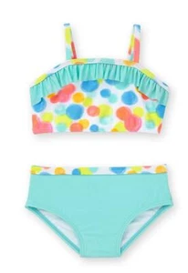 Baby Girls Healthtex Aqua Mint Ruffle Bikini Swimsuit Size 3/6 12 18 24 mo NWT - Picture 1 of 1