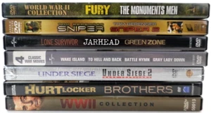Fury - Sniper - Lone Survivor /**15 Cases - ***35 Movies = WAR Combat - Picture 1 of 5