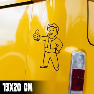 AUTO AUFKLEBER "VAULT BOY" 13X20CM FALLOUT GAME TUNING STICKER FUN JDM #0257 - Bild 1 von 3