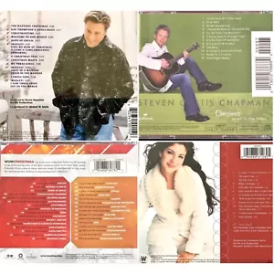 Christmas 4 CD Lot Gospel Michael W. Smith Steven Chapman Jaci Velasquez WOW - Foto 1 di 13