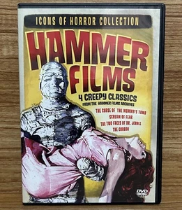 Hammer Filme 4 gruselige Klassiker DVD Set Gorgone Mumie Jekyl Scream Ikonen des Grauens - Bild 1 von 4