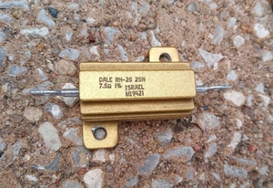 Resistencia Wirewound Vishay Dale RH-25 7,5 ohmios 1 % 25 vatios RH0257R500FC EE. UU. Envío - Imagen 1 de 5
