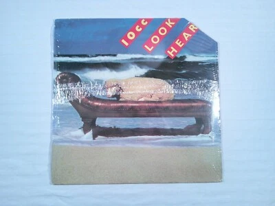10cc "Look Here?" 1980 Warner Bros. BSK 3442 First Press SEALED USA Rock LP - Image 1 of 3
