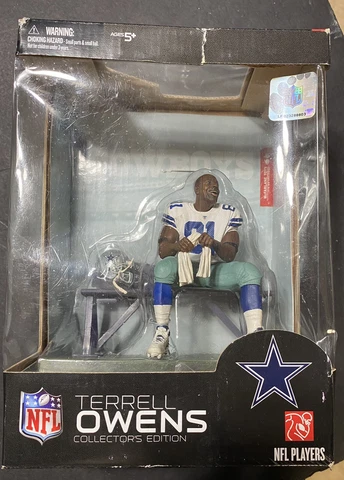 McFarlane NFL Terrell Owens Collector's Edition Figure 2008 NEW SEALED see +read Cover