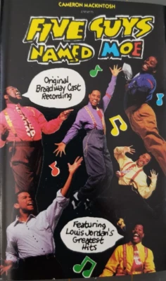 Cassette Five Guys Named Moe Original Broadway Cast Recording 1992 - Image 1 of 4