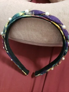 New Vintage Deborah Rhodes Mocha Satin Headband Hair Band - Picture 1 of 7
