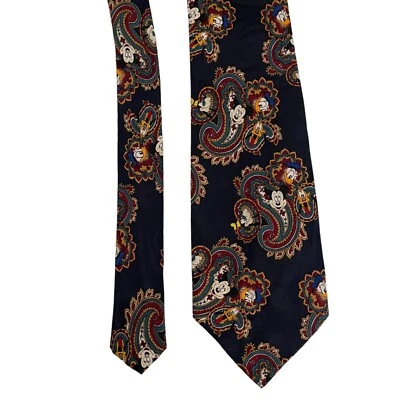 Галстук Disney Mickey Unlimited темно-синий винтажный 4 дюйма Balance Inc - Изображение 1 из 4