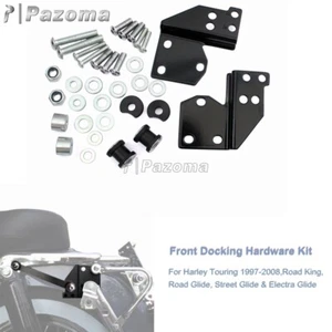 Solo Luggage Tour Pak Rack Front Docking Hardware Kit For Harley Touring 1997-08 - Picture 1 of 8