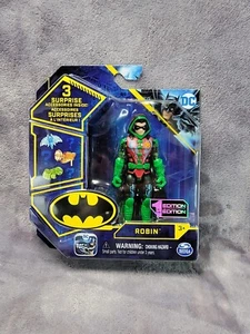 1st Edition DC ROBIN 3.75" Action Figure 2021 MIP Batman Tech Spin Master - Picture 1 of 8