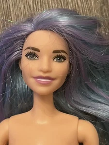 barbie puppe nude blaue Haare graue Augen siehe Fotos - Bild 1 von 12