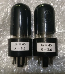 6P6S (6П6С) ~ 6V6GT/6AY5/587 MATCHED PAIR MILITARY TUBES NOS USSR - Bild 1 von 7