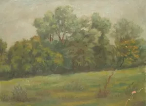 Antikes Ölgemälde Landschaft Landschaft Szene - Bild 1 von 14
