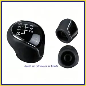 POMELLO LEVA CAMBIO PER FORD B-MAX C-MAX S-MAX KUGA MONDEO IMPUGNATURA 6 MARCE - Foto 1 di 4