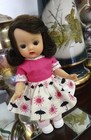 Nasb Nancy Ann Storybook Muffie Slw Brunette Doll in Pink Outfit (2410)