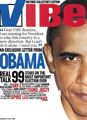 Vibe Magazine Barack Obama Historic Collector's Edition Solange Derrick Rose - Image 1 of 4