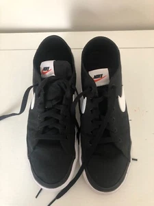 Lona Nike Court Legacy para hombre EE. UU. TALLA 9, blanco y negro - ¡Muy buen estado! - Imagen 1 de 8