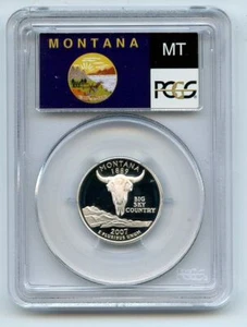 2007 S 25C Silver Montana Quarter PCGS PR70DCAM - Picture 1 of 2