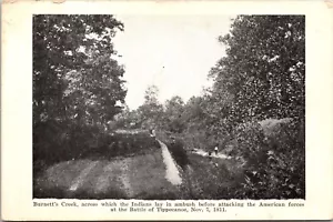 Burnett's Creek Battle of Tippecanoe Centennial Invite Indiana Postcard DB - Bild 1 von 2