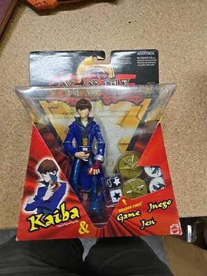 Yugioh Yu-Gi-Oh! 6-дюймовая экшн-фигурка Kaiba серии 1 и игровые чипсы Dragon 2002 НОВЫЕ - Изображение 1 из 4