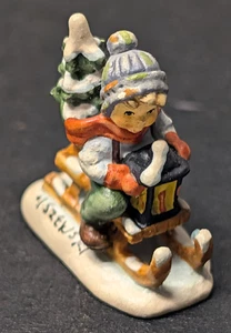 Olszewski Goebel Miniature Ride Into Christmas 1st Edition 279-P Hand Signed - Picture 1 of 7
