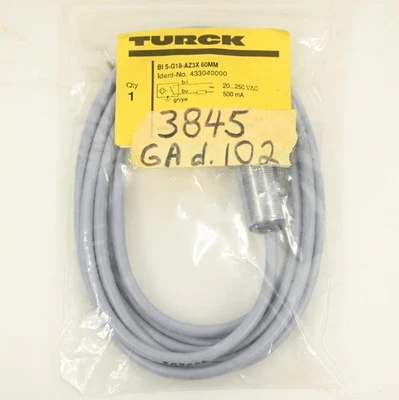 Turck BI5-G18-AZ3X 60MM Proximity Switch Sensor - Image 1 of 4
