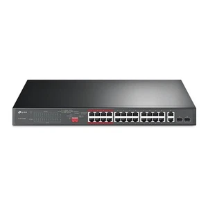 Tp-Link 24 Port 10/100Mbps + 2 Port Gigabit Unmanaged Poe+ Switch - Picture 1 of 1