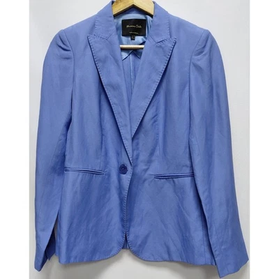 Blazer azul para mujer Massimo Dutti | Talla 6 Foto 1 de 4