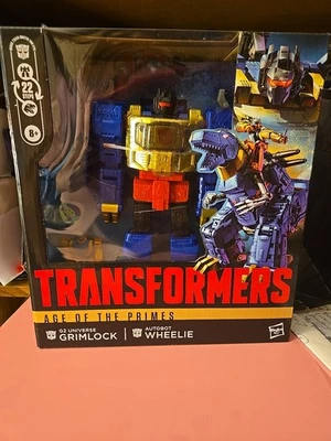 NEW Transformers Age of the Primes G2 Universe Grimlock & Wheelie Purple  - Image 1 of 4