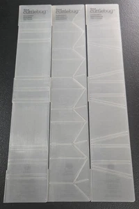 3 - Cricut Cuttlebug 12x2" Pleated, Cascade, Rippled Ribbon Embossing Folders - Picture 1 of 5