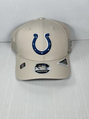 New Era Indianapolis Colts 9SEVENTY Adjustable Trucker Stretch-Snap Hat Cap NWT - Image 1 of 4
