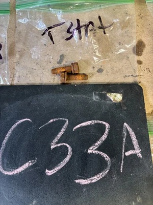 Ford F150 1978 1979 F250 F350 Bronco 351M 400 termostato carcasa pernos de montaje OEM Foto 1 de 3