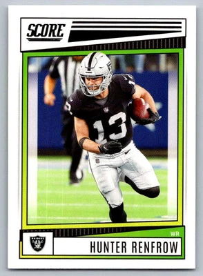 2022 Score Hunter Renfrow Las Vegas Raiders #123 - Image 1 of 2