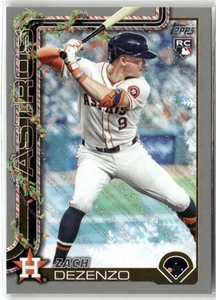 2025 Topps Holiday #H162 Zach Dezenzo Silver Glitter Holiday - Picture 1 of 2