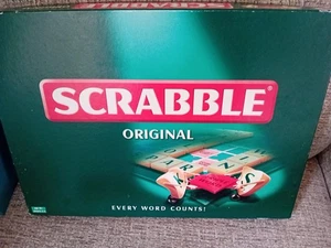 Vintage SCRABBLE Original Family Word Board Game Mattel 1999 Complete - Picture 1 of 5