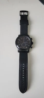 Мужские часы Fossil BQ1711 — кожаный ремешок + бонусный резиновый ремешок на запястье - Изображение 1 из 4