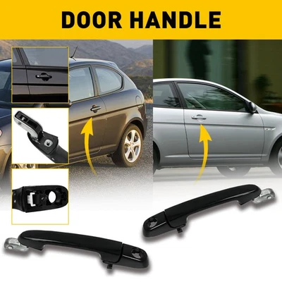 Manijas de puerta exterior izquierda + derecha para Hyundai Accent 2006 2007 2008 2009 2010 2011 Foto 1 de 4