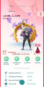 Pokémon GO Acc Level 47-151Legendär,112Schillernd - Bild 1 von 24