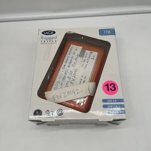 LaCie Rugged UC3 And FW8 1TB,External,5400 RPM, 3.5 inch Hard Drive - Photo 1/6