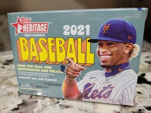 2021 Topps Heritage High Numbers Baseball Cards Factory Sealed Blaster Box  - Picture 1 of 4