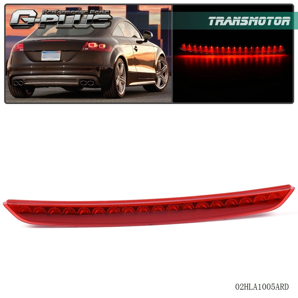 Tercera luz de freno trasera central de alto nivel apta para Audi TT 8J 2006-2014 Foto 1 de 4