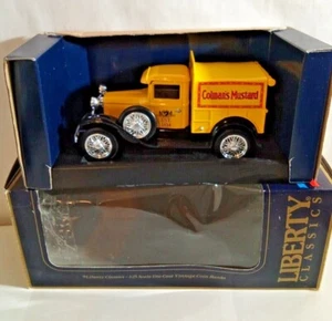LLEDO LIBERTY CLASSICS 1:25 COIN BANK 1933 MODEL A FORD PICK-UP COLMAN'S LC9301 - Picture 1 of 7