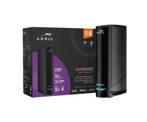 ARRIS G18 AX1800 D3.1 Wi-Fi 6 Cable Modem Router Brand New Sealed Black - Picture 1 of 3