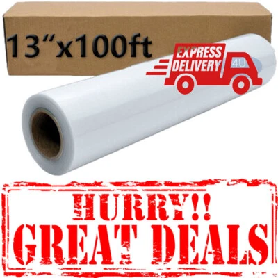 Waterproof Instant-Dry Inkjet Screen Printing Transparency Film 13"x100ft / roll - Image 1 of 4