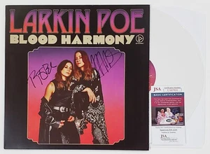 LARKIN POE BAND SIGNIERT BLOOD HARMONY LP VINYL-SCHALLPLATTE ALBUM MIT JSA-ZERTIFIKAT - Bild 1 von 2