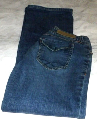 CHRISTOPHER BLUE Elastizado Corte Bota JEANS Tiro Bajo Mujer Talla 8 W-28" I-31" Foto 1 de 4
