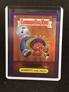 Garbage Pail Kids Chrome Series 5 Purple Parallel 175b Johnny One Note 232/250 - Picture 1 of 2